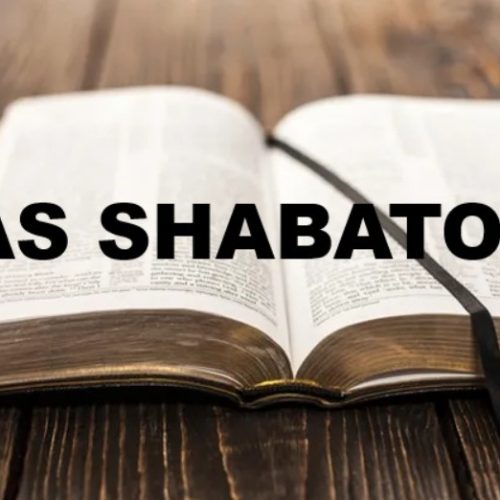 1. As Shabatot Instituídas por Yhwh