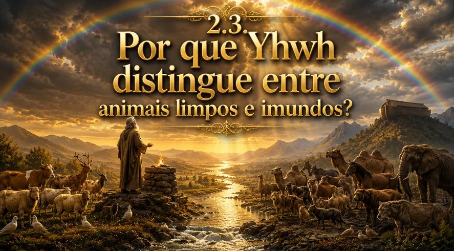 2.3. Por que Yhwh distingue entre animais limpos e imundos?